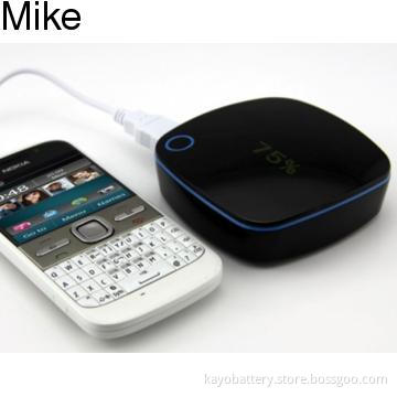 Mobile power with 6000mAh, color screen with digital show